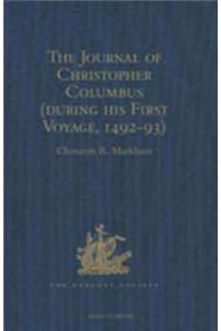 Journal of Christopher Columbus (during his First Voyage, 1492-93)