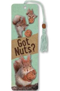 Got Nuts? Beaded Bookmark
