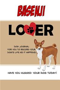 Basenji Lover Dog Journal