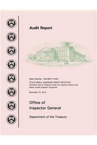 State Small Business Credit Initiative
