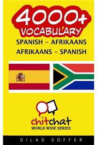 4000+ Spanish - Afrikaans Afrikaans - Spanish Vocabulary