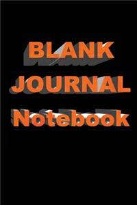 Blank Journal Notebook