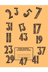 Prime Number composition book