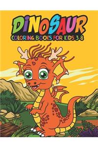 Dinosaur Coloring Books for Kids 3-8