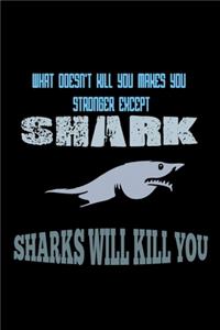 What doesn't kill you makes you stronger except shark