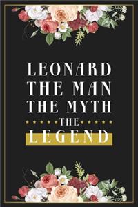 Leonard The Man The Myth The Legend