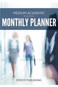 Medium Academic Monthly Planner