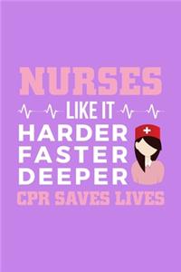 Nurses Like It Harder Faster Deeper CPR Saves Lives