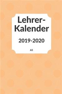 Lehrerkalender 2019 2020 A5