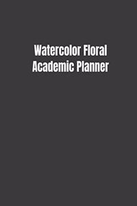 Watercolor Floral Academic Planner