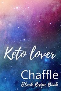 Keto Lover Chaffle Blank Recipe Book