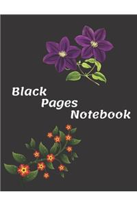 Black Pages Notebook