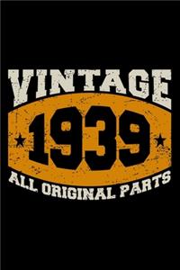 Vintage 1939 All Original Parts