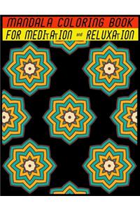 Mandala Coloring Book for Meditation & Reluxation