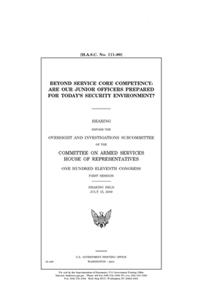 Beyond service core competency