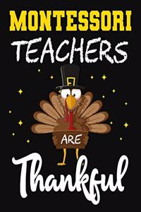Montessori Teachers Are Thankful