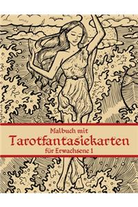 Malbuch mit Tarotfantasiekarten für Erwachsene 1