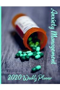 Anxiety Management 2020 Weekly Planner