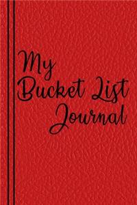 My Bucket List Journal