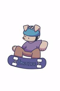 Skateboard Dog Notebook