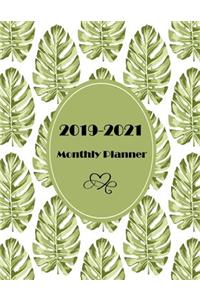 Monthly Planner 2019-2021