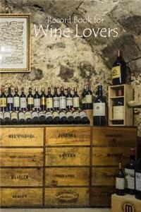Record Book for Wine Lovers