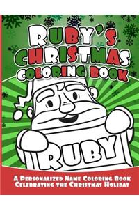 Ruby's Christmas Coloring Book