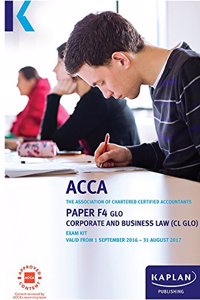 ACCA F4 Corporate and Business Law (Global) - Exam Kit