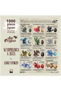 Adult Jigsaw Puzzle Anne Stokes: Wyrmlings & Eggs