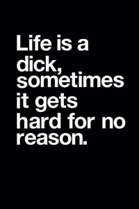 Life Is a Dick, Sometimes It Gets Hard for No Reason