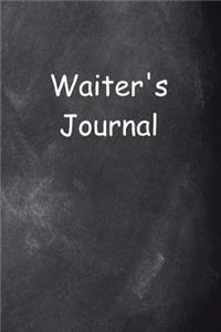 Waiter's Journal Chalkboard Design