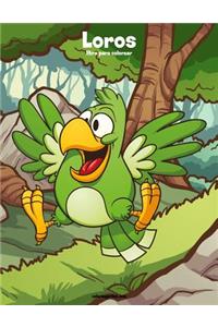 Loros libro para colorear 1