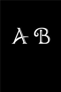 A B