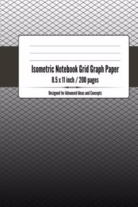 Isometric Notebook Grid Graph Paper