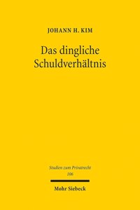 Das Dingliche Schuldverhaltnis