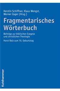 Fragmentarisches Worterbuch