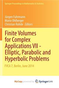 Finite Volumes for Complex Applications VII-Elliptic, Parabolic and Hyperbolic Problems