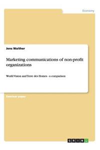 Marketing communications of non-profit organizations