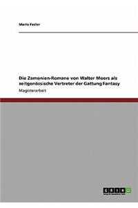 Zamonien-Romane von Walter Moers als zeitgenössische Vertreter der Gattung Fantasy