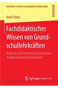 Fachdidaktisches Wissen Von Grundschullehrkräften