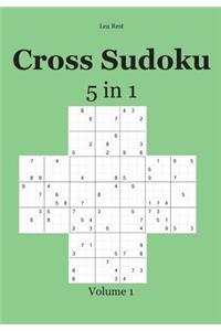 Cross Sudoku 5 in 1