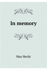 In memory