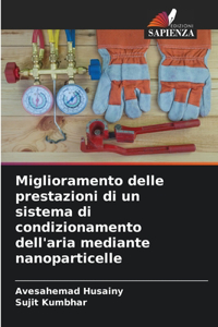 Miglioramento delle prestazioni di un sistema di condizionamento dell'aria mediante nanoparticelle