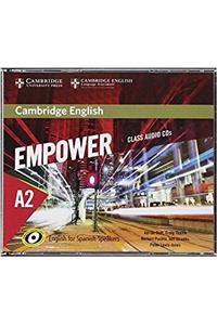 Cambridge English Empower for Spanish Speakers A2 Class Audio CDs (4)