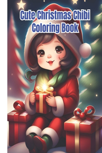 Cute Christmas Chibi Coloring Book