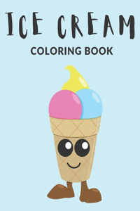 Ice cream Coloring Book