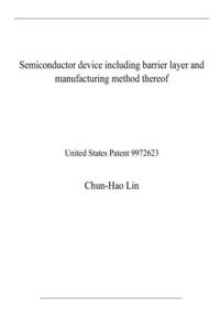 Semiconductor device including barrier layer and manufacturing method thereof