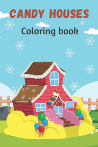 Candy Houses Coloring book