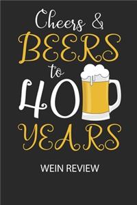 Cheers & Beers to 40 Years - Wein Review