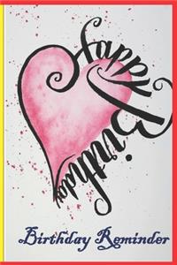 Birthday Reminder Book